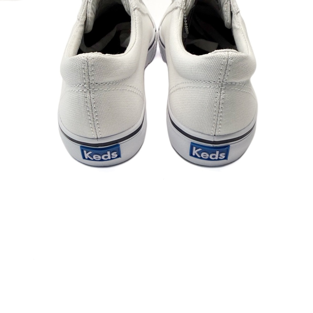 Keds White Jump Kick Canvas Lace Up Sneakers - Picture 8 of 10